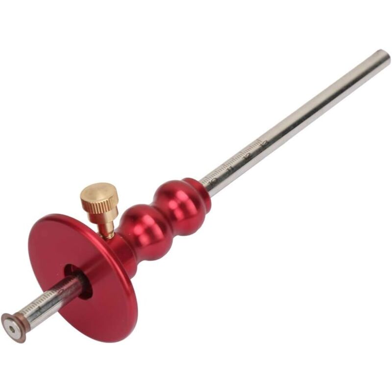 foto del prodotto lablanc calibro per marcatura del legno calibro per mortasa per legno, ruota per marcatura del legno rosso 