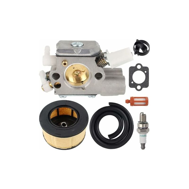 foto del prodotto lablanc carburatore compatibile con motosega stihl ms251 ms231 ms 251 ms231 con filtro aria, candela, filtro carburante, filtro olio, kit di