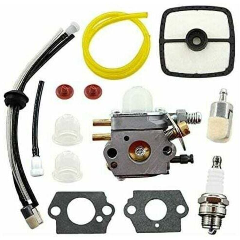 foto del prodotto lablanc carburatore con filtro dell aria per zama c1u k52 c1u k53 c1u k29 c1u k47 per decespugliatore echo srm2100 srm2110 srm2400 srm2015 srm2305