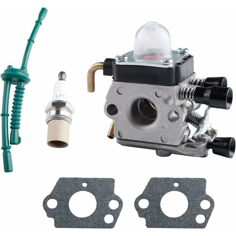 foto del prodotto lablanc carburatore per decespugliatore stihl fs38 fs45 fs46 fs55 fs74 fs75 fs80 fs85 hl45 hl75 hs70 hs74 kit pilota carburante per decespugliatore