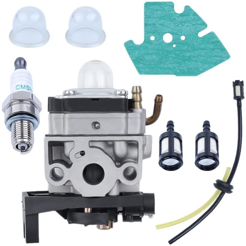 foto del prodotto lablanc carburatore per motore decespugliatore per honda gx25 gx35 gx 25 35 hht35 hht35s fg110 con guarnizione tubo, candela, kit filtro