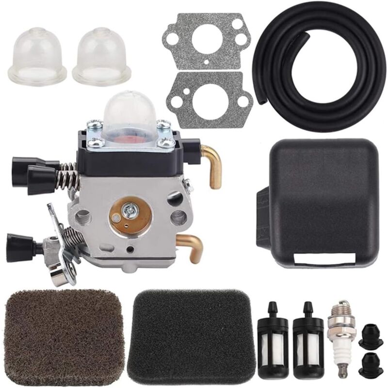 foto del prodotto lablanc carburatore per tosaerba carburatore per decespugliatore stihl fs75 fs80 fs 85 km80 km85 fc75 kit di messa a punto del carburatore 