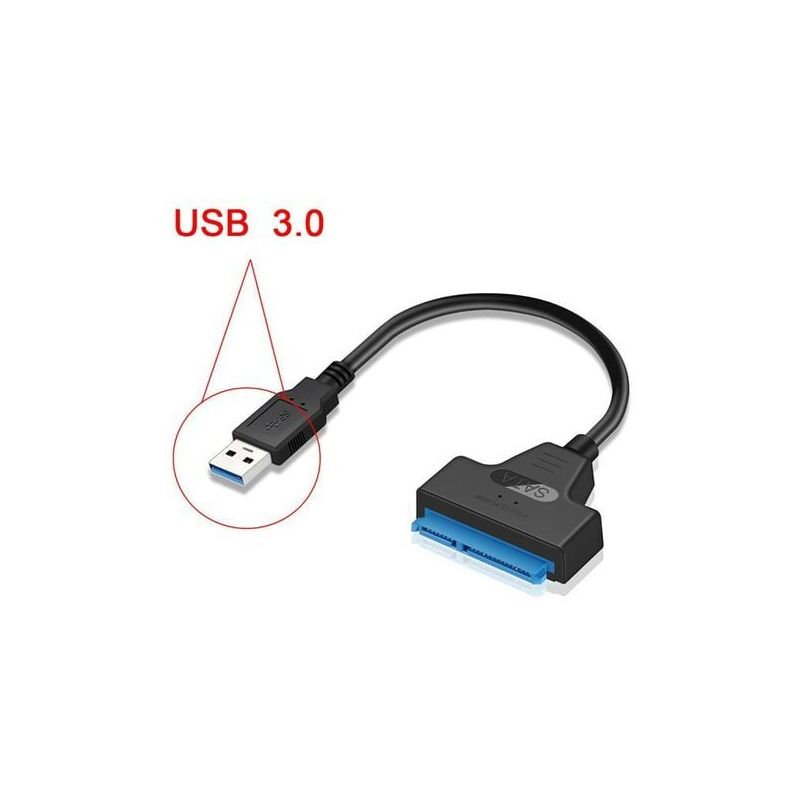 foto del prodotto lablanc cavo adattatore da usb a sata per ssd hdd da 2,5 , convertitore e cavo esterno da sata a usb 3.0, convertitore usb 3.0 sata iii cavo
