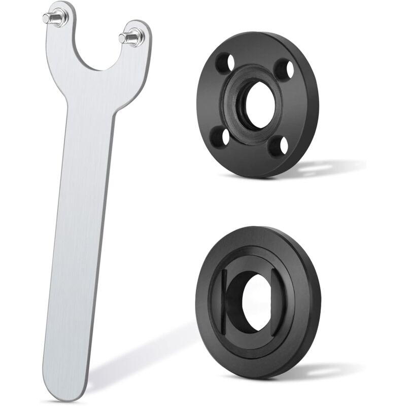 foto del prodotto lablanc chiave di bloccaggio in metallo per flangia smerigliatrice angolare compatibile con milwaukee ma kita 193465 4 bo sch black decker ryobi