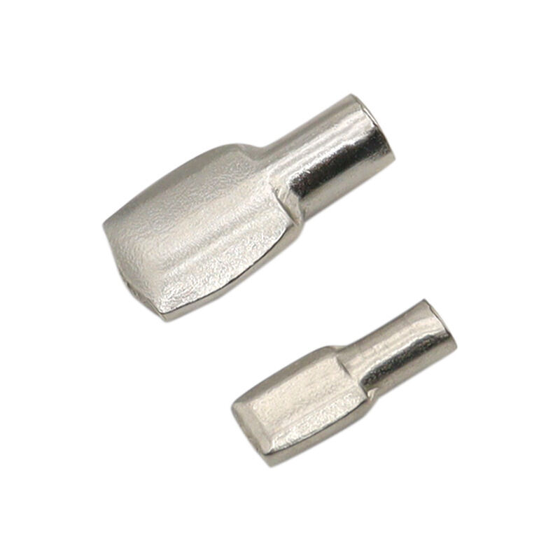 foto del prodotto lablanc confezione da 100 pioli a inserimento con estremit piatta da 5 mm supporto per mensole acciaio zincato colore argento fissaggio