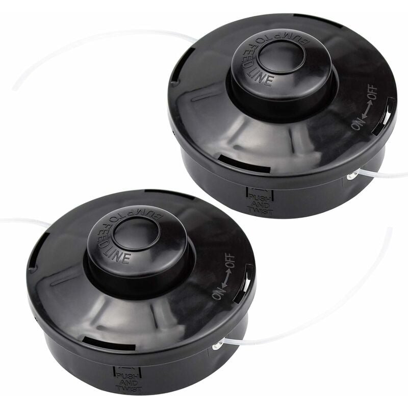 foto del prodotto lablanc confezione da 2 testine universali per decespugliatore a6481 bobina di ricambio in nylon per decespugliatore testina per decespugliatore