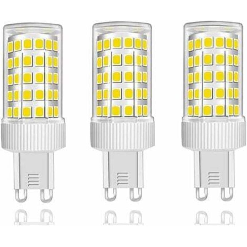 foto del prodotto lablanc - confezione da 3 lampadine led g9 da 10 w, equivalenti a lampade alogene da 150 w, 86 led, 1000 lm, angolo di fascio di 360 , ultra