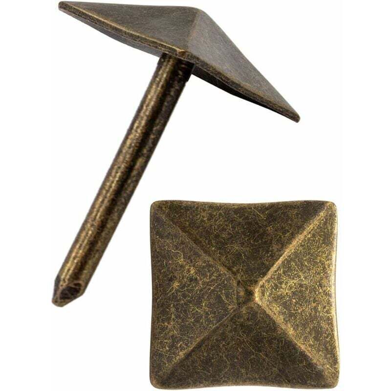 foto del prodotto lablanc confezione da 40 chiodi decorativi in ottone bronzo anticato 12 x 12 mm