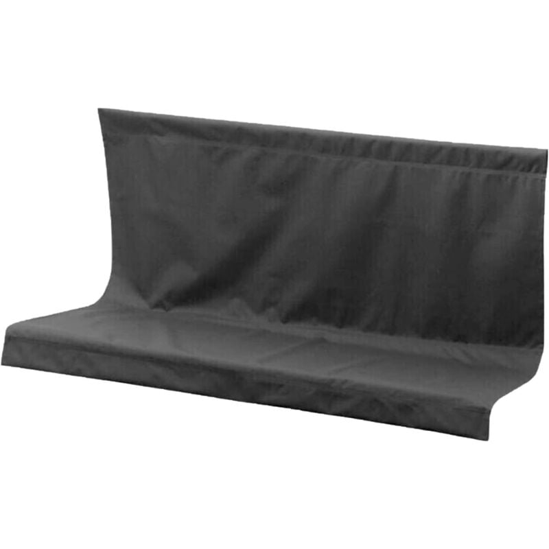 foto del prodotto lablanc copertura di ricambio impermeabile per altalena, sedia, panca, patio, esterno nero, 2 posti 113x94 cm 