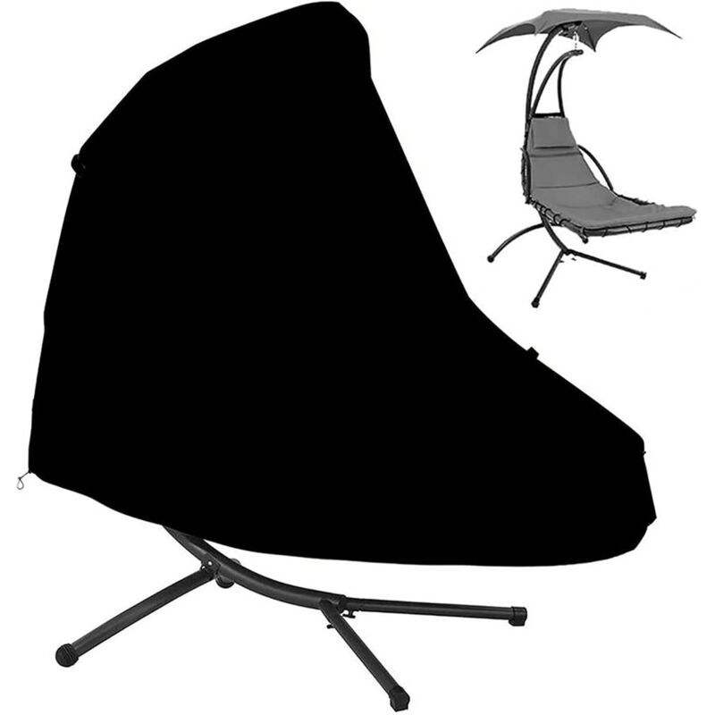 foto del prodotto lablanc copertura per chaise longue sospesa doppio strato in pu 420d super impermeabile e antipolvere copertura per sedia a dondolo sospesa per