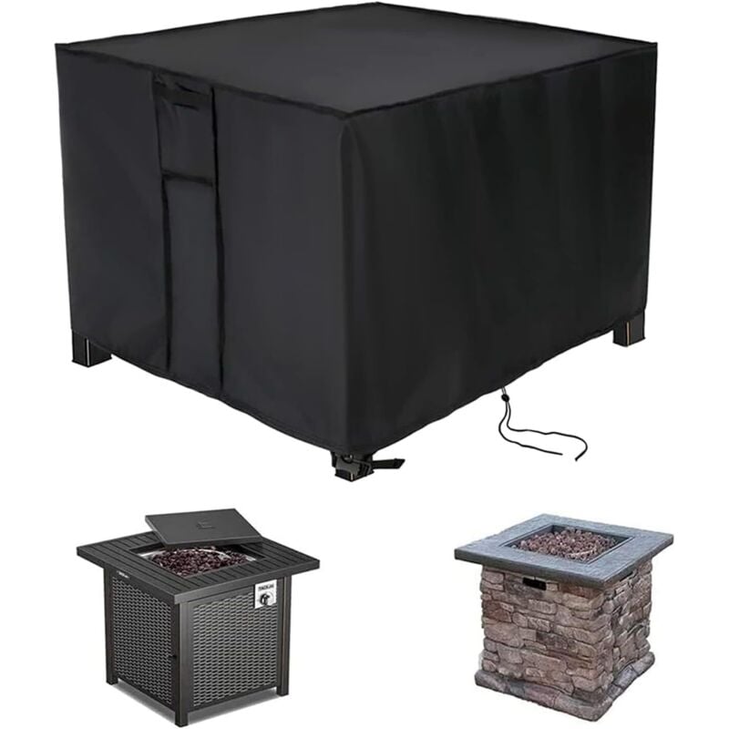 foto del prodotto lablanc copertura protettiva quadrata per braciere 84 x 84 x 63 cm impermeabile e anti uv realizzata in resistente tessuto oxford per