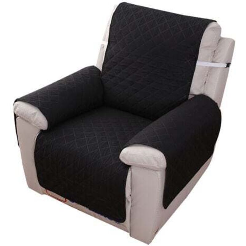 foto del prodotto lablanc copridivano reclinabile a 1 posto, impermeabile, per camera da letto, 55 200 cm, nero