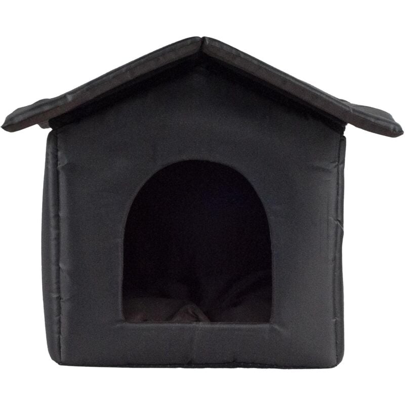 foto del prodotto lablanc cuccia per gatti da esterno facile da lavare, pieghevole, con cuscino rimovibile, resistente alle intemperie, impermeabile, per gatti.