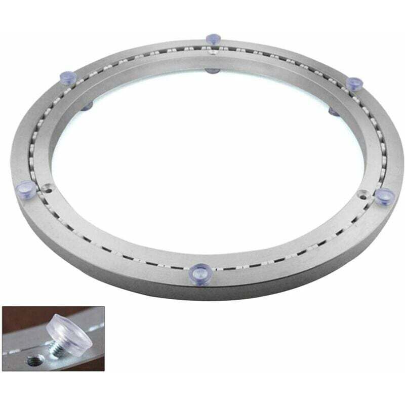 foto del prodotto lablanc cuscinetto girevole in metallo base girevole rotonda, rotazione a 360 , cuscinetti a sfere a fila singola, per impieghi gravosi, 40 cm