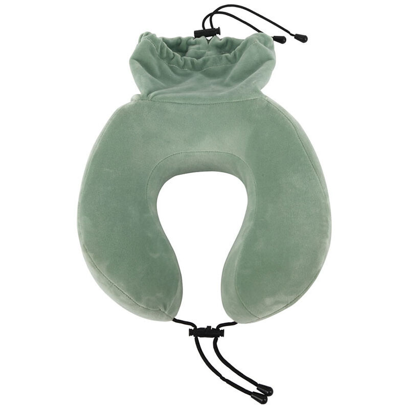 foto del prodotto lablanc cuscino da viaggio pieghevole in memory foam, lavabile, poggiatesta leggero, portatile, per aereo, per adulti, treno, auto, ufficio,