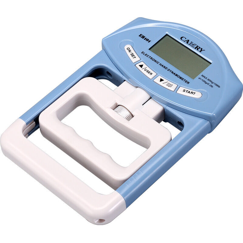foto del prodotto lablanc dinamometro digitale per la misurazione della forza di presa della mano, misuratore automatico della forza di presa della mano, dinamometro