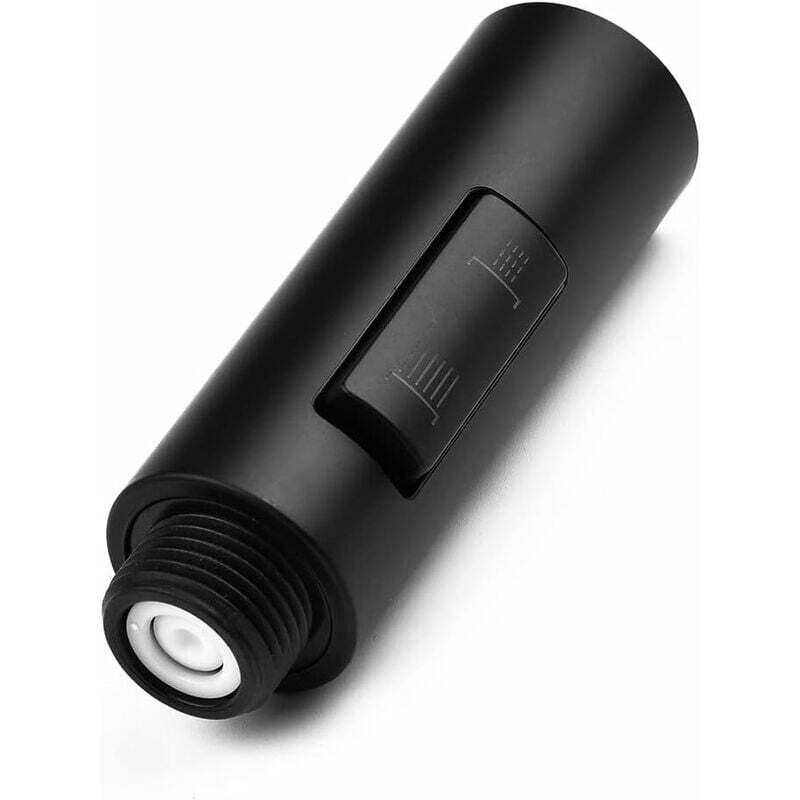 foto del prodotto lablanc doccetta universale flessibile per rubinetto da cucina, doccetta estraibile, rubinetto di ricambio, nero