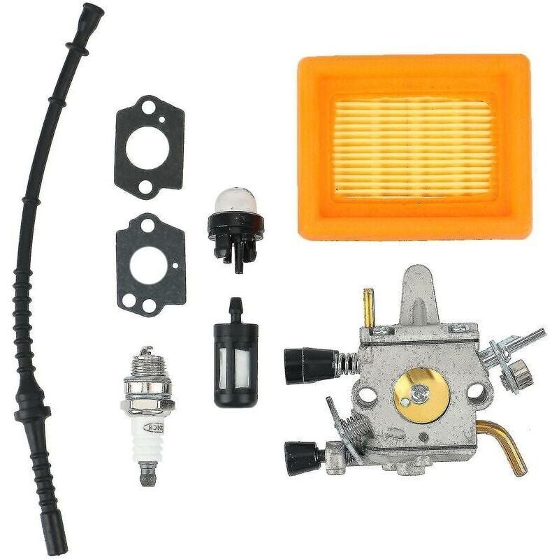 foto del prodotto lablanc filtro aria carburante carburatore per stihl fs400 fs450 fs480 sp400 zama