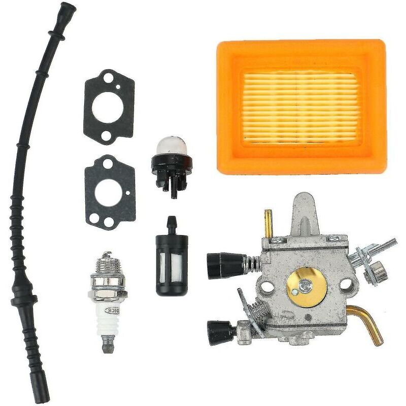 foto del prodotto lablanc filtro aria carburante carburatore per stihl fs400 fs450 fs480 sp400 zama
