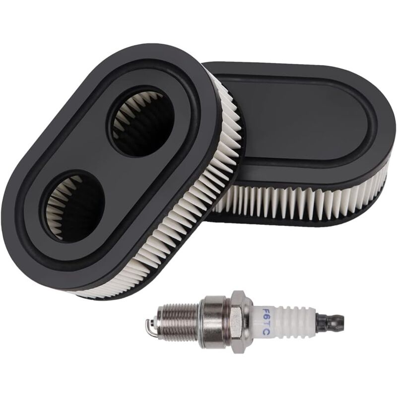 foto del prodotto lablanc filtro aria per tosaerba 3 pezzi con 1 candela, compatibile con motore briggs stratton 798452 593260