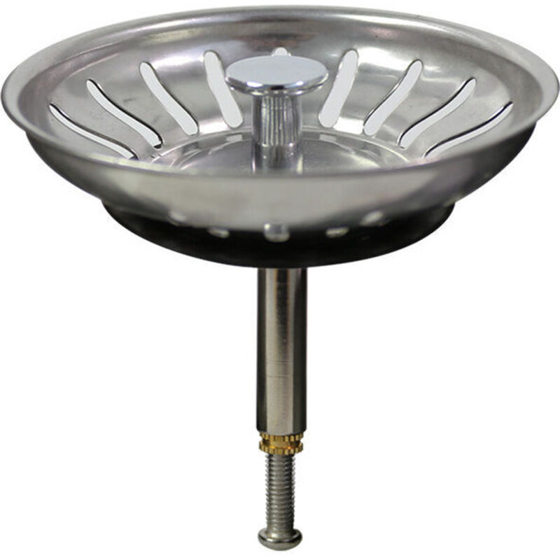 foto del prodotto lablanc filtro per lavello da cucina da 80 mm, 1 tappo per lavello da cucina con altezza regolabile, tappo per lavello da cucina in acciaio