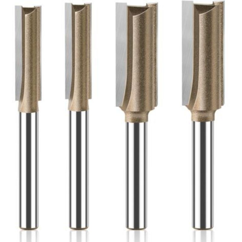 foto del prodotto lablanc fresa da 1 4 mm, fresa per rifiniture a filo, fresa, punte per fresa, adatte per falegnami, appassionati del fai da te e della lavorazione