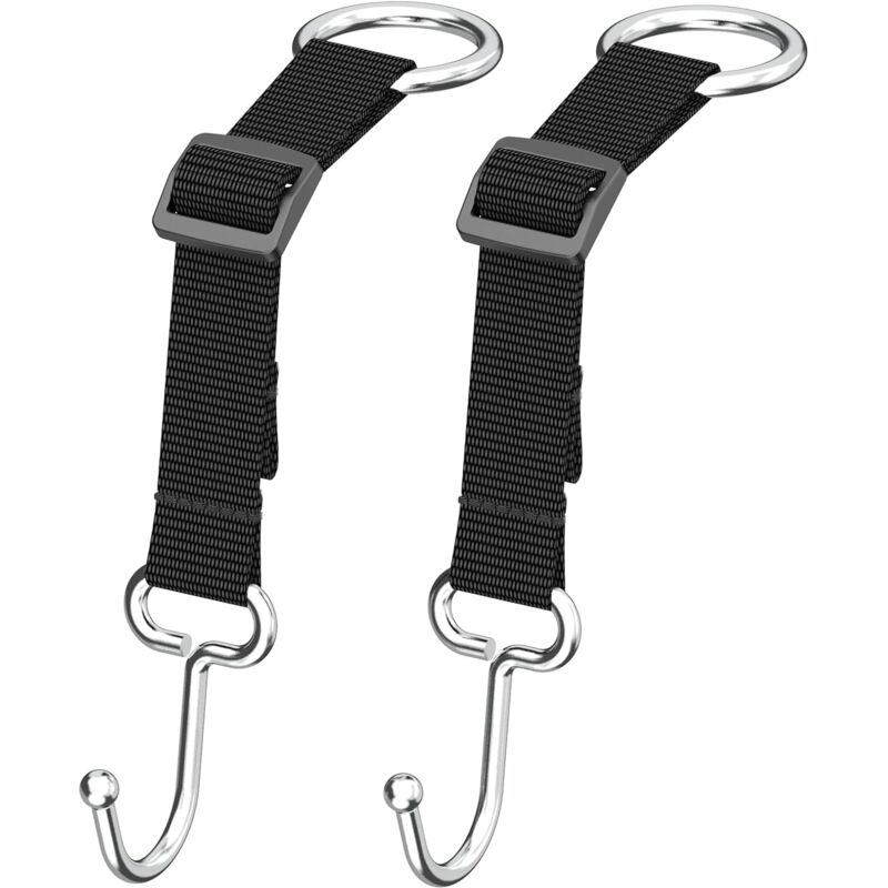 foto del prodotto lablanc ganci per poggiatesta auto, ganci per sedili, metallo, resistenti, lunghezza regolabile, multifunzionali, adatti per appendere portafogli,