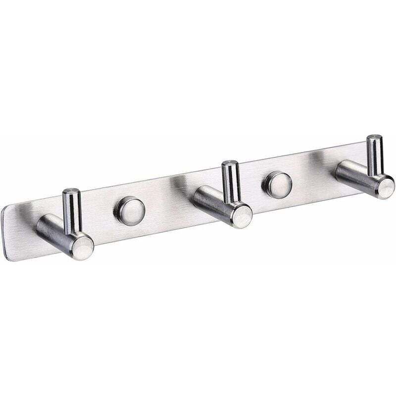foto del prodotto lablanc - gancio per accappatoio a 3 ganci, gancio per asciugamani da bagno, gancio da parete per asciugamani da cucina, gancio da parete in acciaio inossidabile