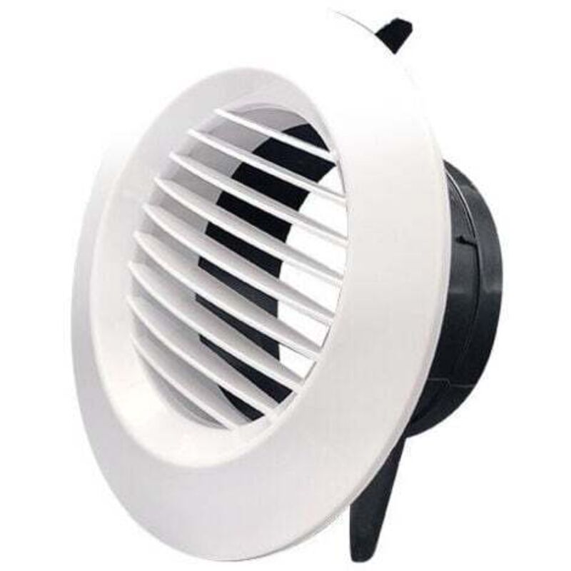 foto del prodotto lablanc griglia di ventilazione in plastica da 75 mm, rotonda, per prese d aria e prese d aria interne ed esterne, a parete e a soffitto