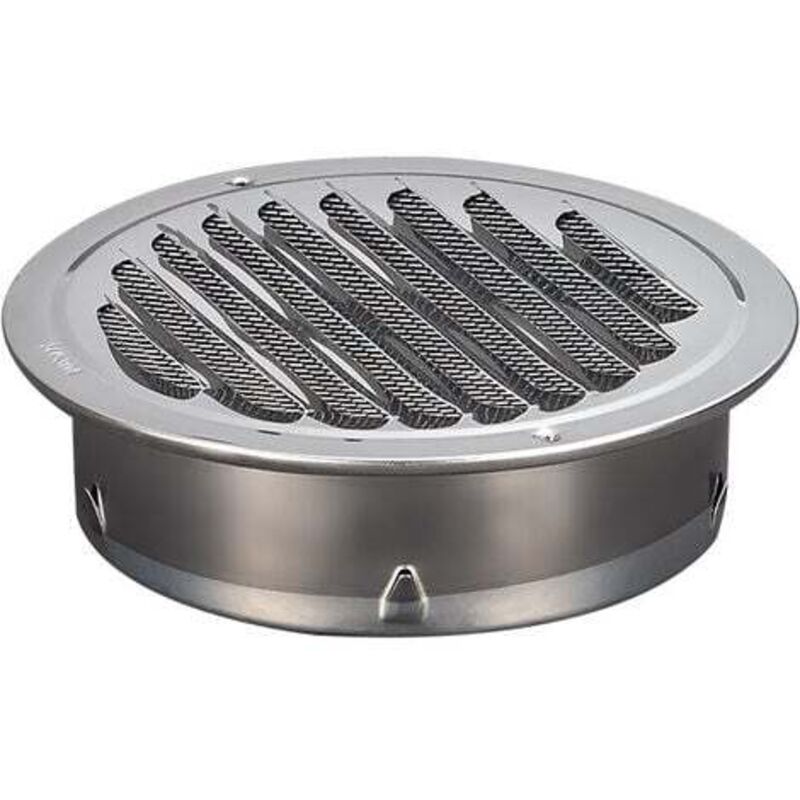 foto del prodotto lablanc griglia di ventilazione rotonda in acciaio inox da 100 mm griglia di ventilazione in metallo