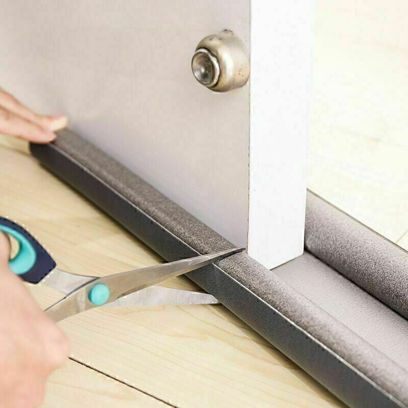 foto del prodotto lablanc guarnizione per porta guarnizione inferiore per porta a doppio isolamento, universale, resistente al vento e al rumore, impermeabile, per