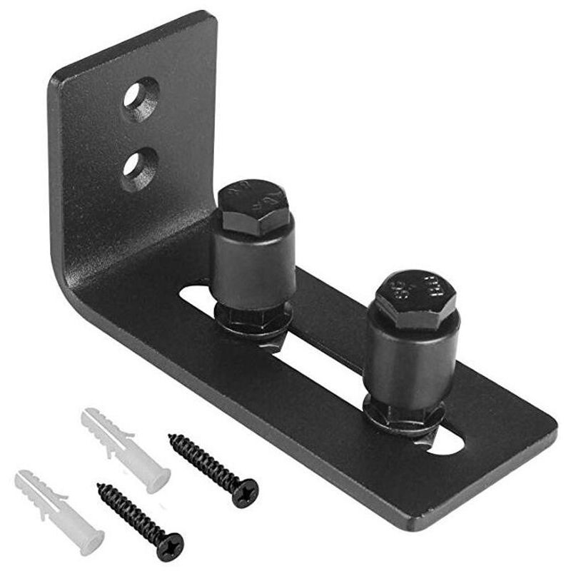 foto del prodotto lablanc guida scorrevole a pavimento guida scorrevole a pavimento regolabile in acciaio al carbonio per porta del fienile accessori ferramenta
