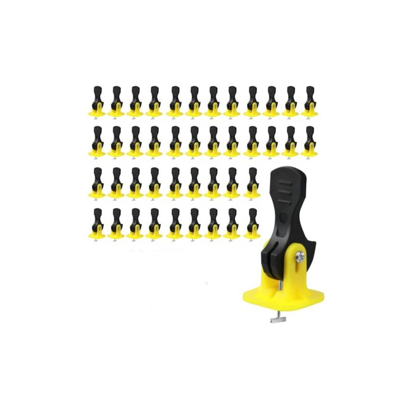foto del prodotto lablanc kit di livellamento per piastrelle autolivellante da 100 pezzi, sistema di livellamento per piastrelle, per edilizia, pareti