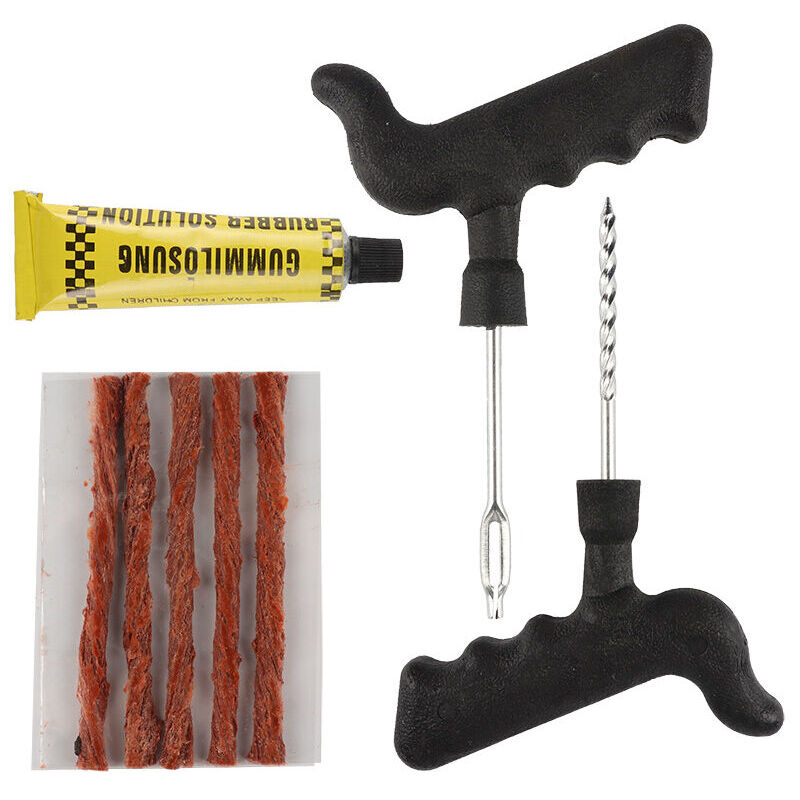 foto del prodotto lablanc kit di riparazione pneumatici per auto, kit di riparazione forature, strumenti per la riparazione di pneumatici senza camera d aria, kit di