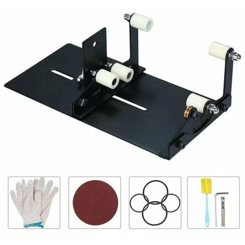 foto del prodotto lablanc kit taglia bottiglie di vetro regolabile, taglia bottiglie di vetro in acciaio inossidabile, strumento per il taglio di bottiglie per