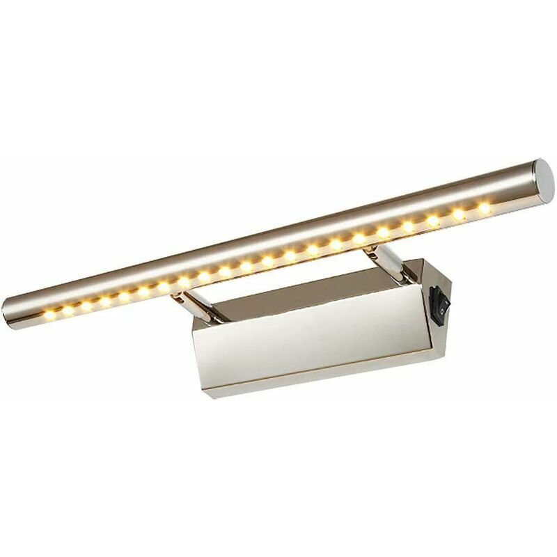 foto del prodotto lablanc lampada frontale a specchio a led da 5 w lampada da bagno con interruttore, illuminazione per trucco impermeabile, applique da parete in