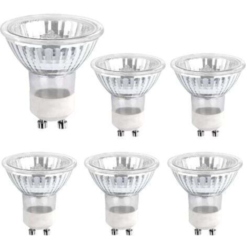 foto del prodotto lablanc lampadina alogena gu10 35w 230v, 380lm bianco caldo 2700k, lampadina alogena dimmerabile, per illuminazione di armadi, luci espositive,