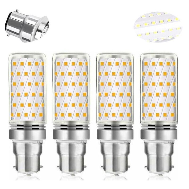 foto del prodotto lablanc lampadina led b22 16w bianco freddo 6000k, betterlife 1600lm, equivalente a lampada alogena b22 100w 120w, ac 230v, lampadina b22 per