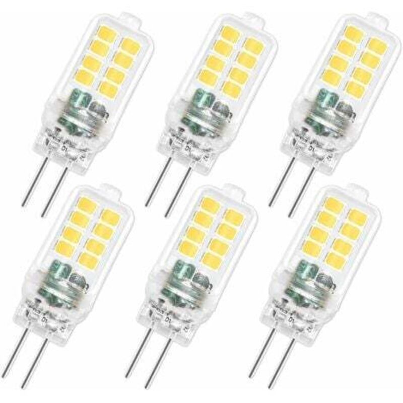 foto del prodotto lablanc lampadina led g4 12v 3w, non dimmerabile, 16smd 300lm bianco freddo 6000k, equivalente a una lampadina alogena g4 da 25w, lampadina led g4