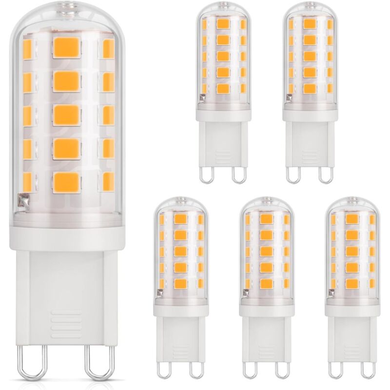 foto del prodotto lablanc - lampadina led g9 3w, equivalente a una lampadina alogena da 40w, bianco caldo 2700k, 410lm, cri 85, non dimmerabile, 230v, risparmio