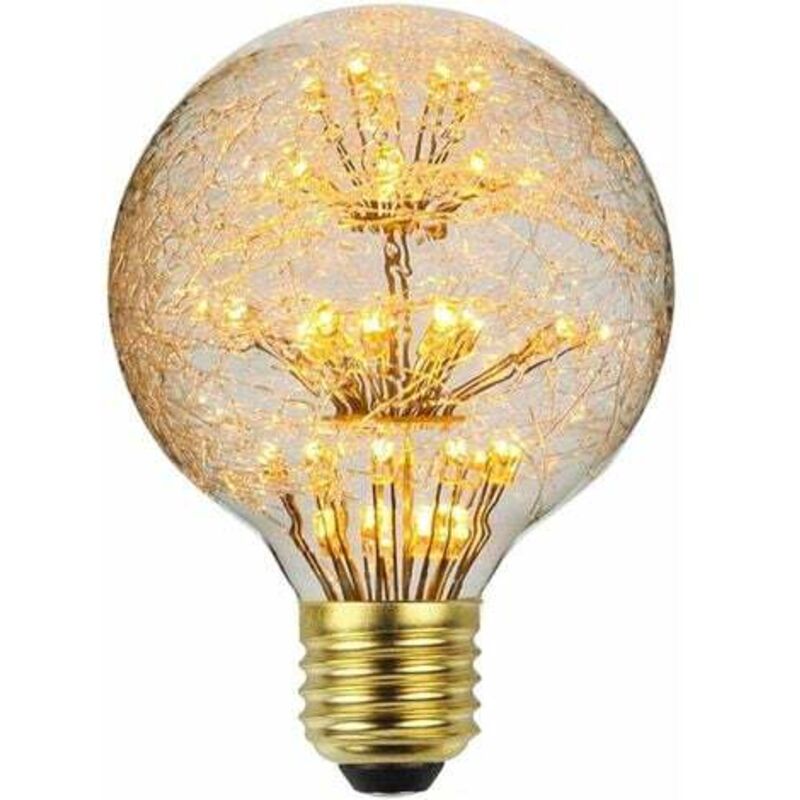 foto del prodotto lablanc lampadina led vintage rgb firework edison lampadina 3w 220 240v e27 lampadina decorativa g80 classe energetica g 