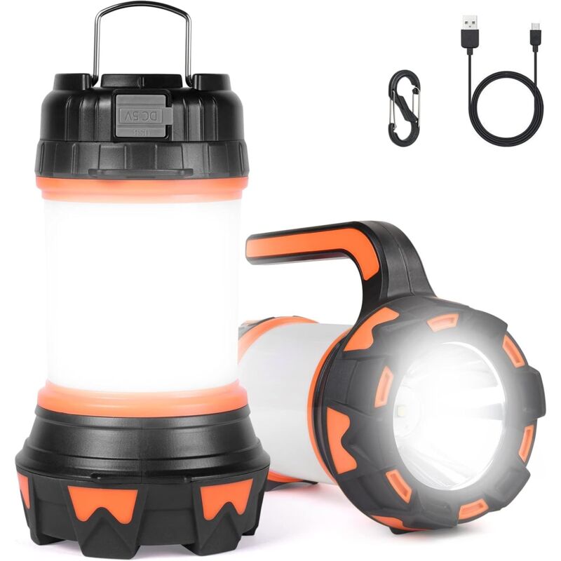 foto del prodotto lablanc lanterna led ricaricabile lampada da campeggio a 360 con 1000 lumen lampada led ricaricabile faretto portatile ultra potente,