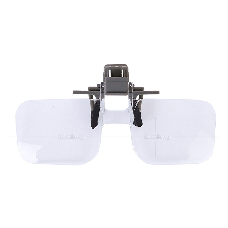 foto del prodotto lablanc lente d ingrandimento clip and flip per occhiali con funzione di morsetto, ingrandimento 2x