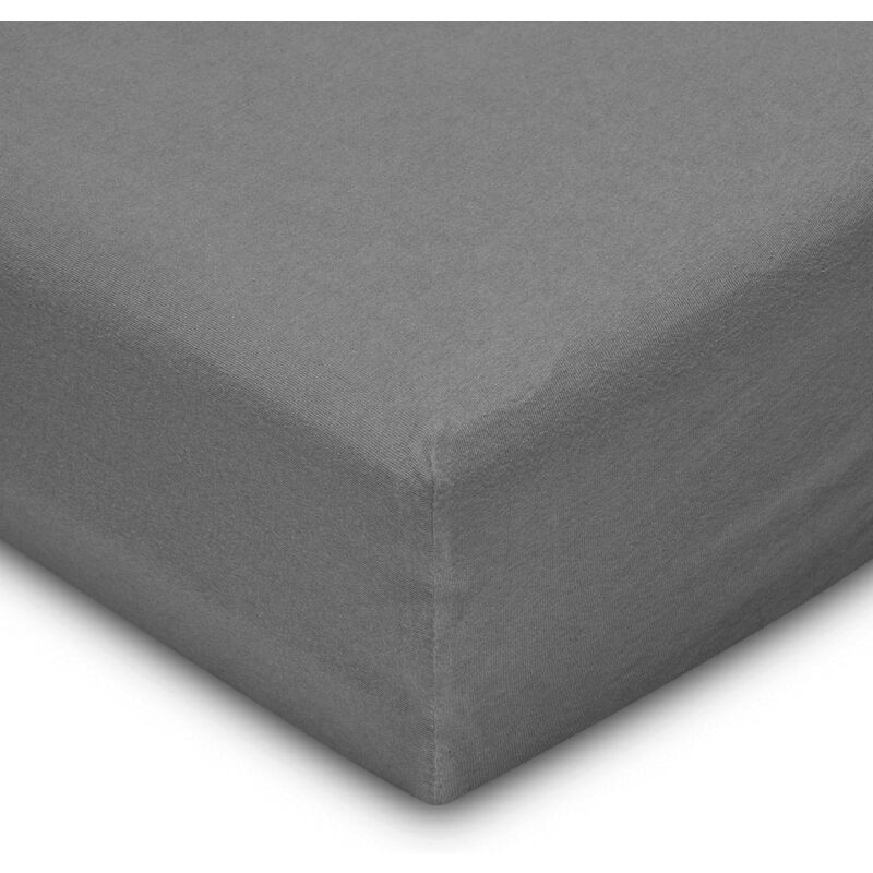 foto del prodotto lablanc lenzuolo con angoli 180x200 cm in microfibra grigio chiaro con angoli elasticizzati per materasso alto 30 cm tessuto di alta qualit 