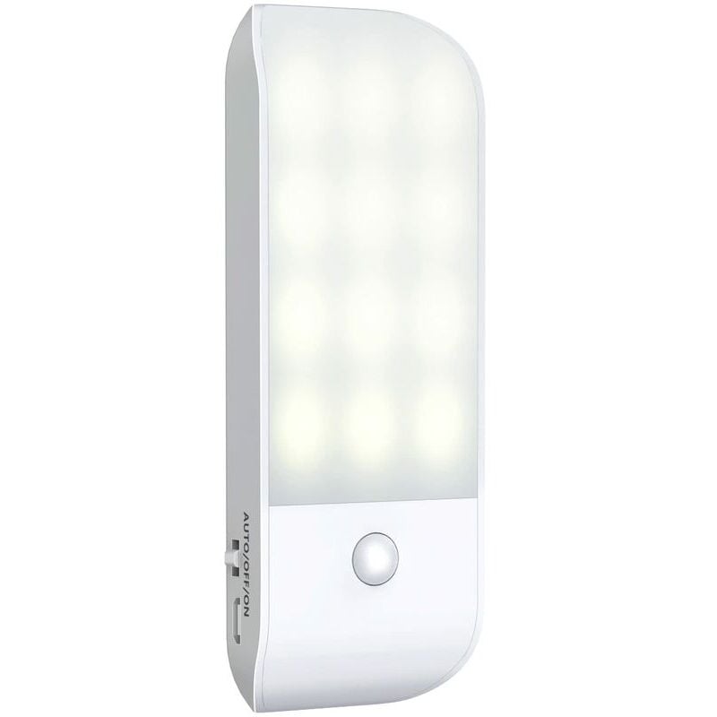 foto del prodotto lablanc luce notturna a led automatica luce notturna ricaricabile tramite usb con sensore di movimento, on auto off, luce bianca naturale per