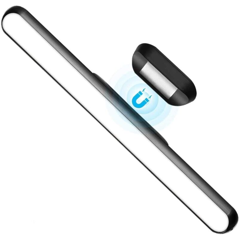 foto del prodotto lablanc luce notturna per armadio controllo touch dimmerabile, luce magnetica per specchio da 3 w, adesiva, luce di lettura ricaricabile tramite
