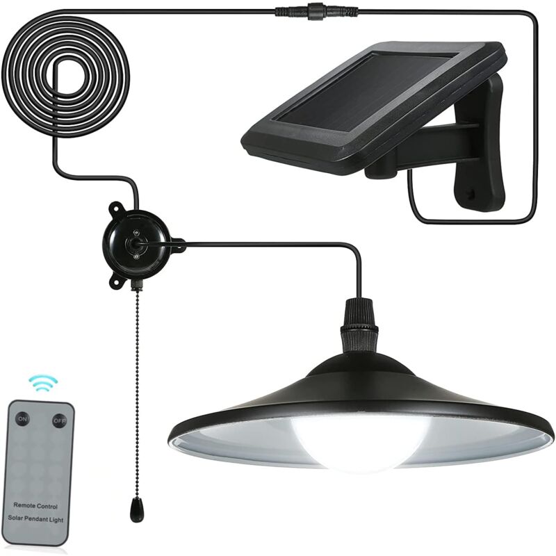 foto del prodotto lablanc luci solari da esterno per giardino, luci a led e27 per esterni, alimentate ad energia solare, luci decorative a sospensione impermeabili