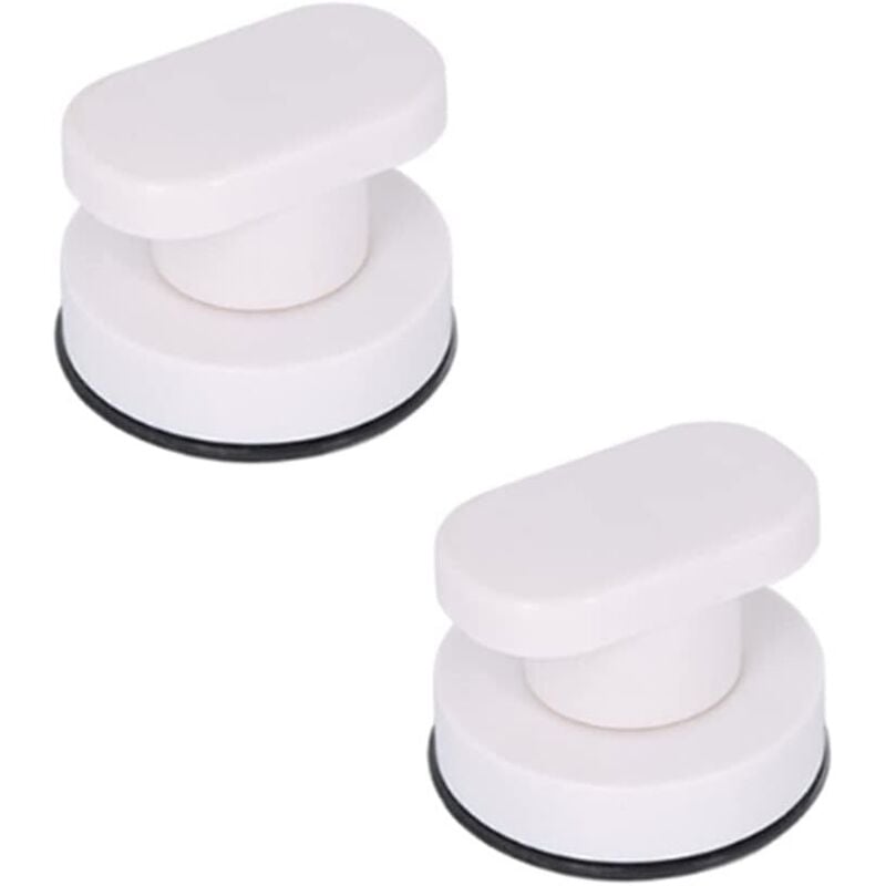 foto del prodotto lablanc maniglia a ventosa da 2 pezzi, maniglia per porta senza foratura, potente ventosa, pomello rimovibile per bagno, specchio per porta in