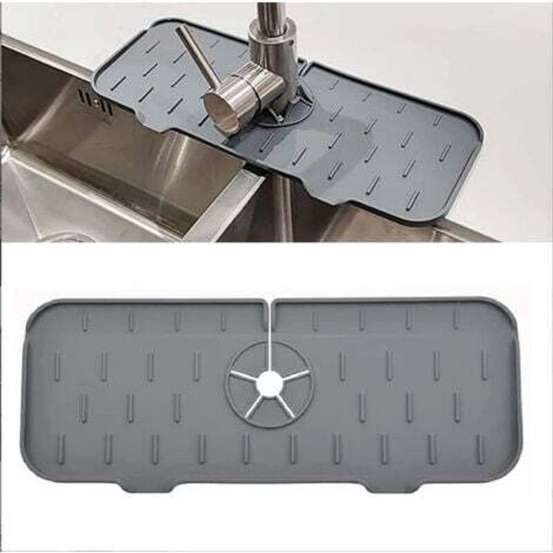 foto del prodotto lablanc maniglia per rubinetto in silicone, protezione anti spruzzi per rubinetto, protezione anti spruzzi per cucina e bagno, tappetino per