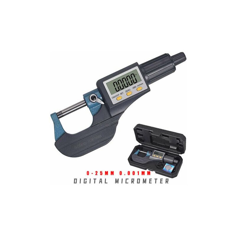foto del prodotto lablanc micrometro elettronico per spessore parete micrometro display digitale micrometro 0 25mm 0,001mm